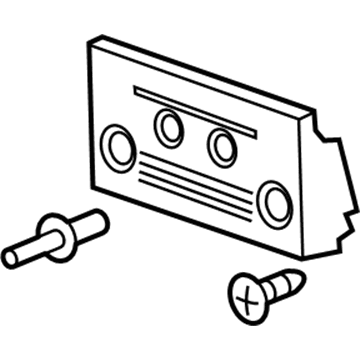 GM 22948151 License Bracket
