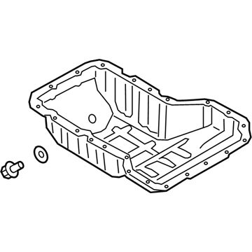 Kia 215102CTA0 Pan Assembly-Engine Oil