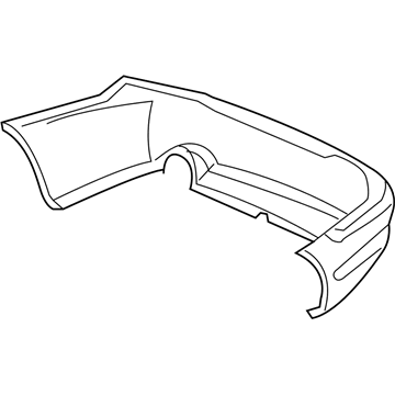 Acura 04715-SJA-A91ZZ Face, Rear Bumper (Dot)