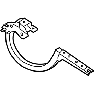 BMW 41-00-7-413-517 Left Trunk Lid Hinge