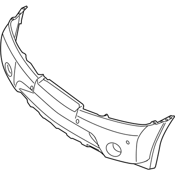 Nissan 62022-ZQ00A Front Bumper Cover