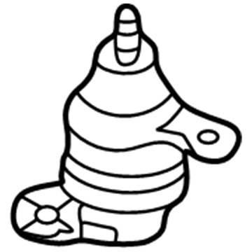 Honda 50821-S84-A01 Rubber, Engine Side Mounting