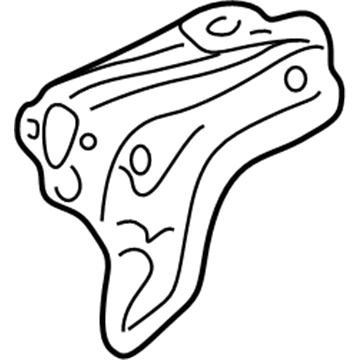 Honda 50827-S84-A00 Bracket, RR. Engine Mounting (MT)