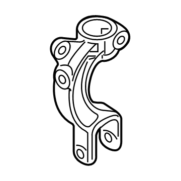 Hyundai 54682-B1500 Fork-Front Shock Absorber Mounting, RH