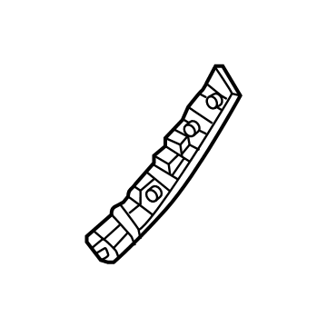 Nissan 85222-6TA0A Bracket-Rear Bumper Side, RH