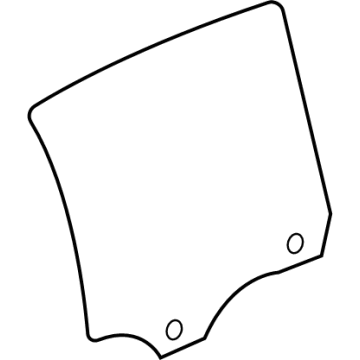 BMW 51-35-7-428-511 SIDE WINDOW, DOOR, LEFT REAR