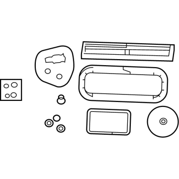 Mopar 68542645AB SEAL KIT-A/C AND HEATER UNIT