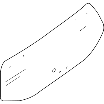 Nissan 90312-EA00A Glass-Back Door Window