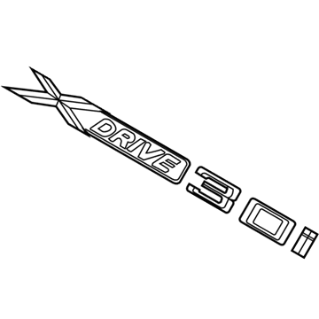 BMW 51-14-7-362-479 Lettering Badge Replacement - X3 and X4 / xDrive 30i
