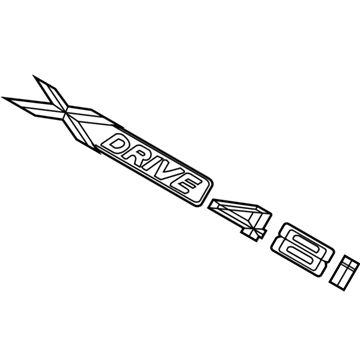 BMW 51-14-7-362-481 Emblem Rear