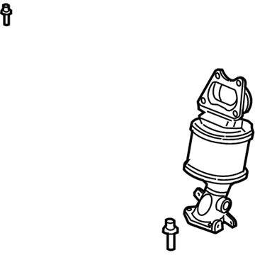 Acura 18290-RYE-A00 Converter, Rear Primary