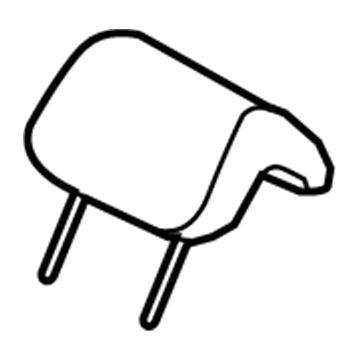 Kia 897001F0103BK Headrest Assembly-Rear Seat