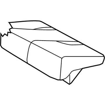 Kia 892701F0001BK Rear Seat Back Covering, Right