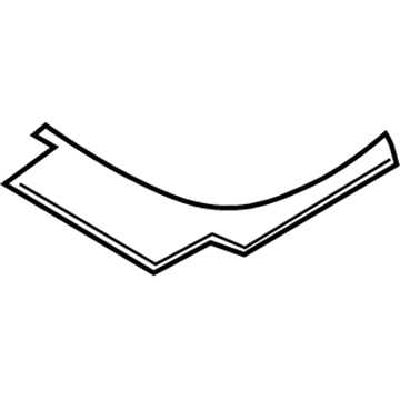 Kia 881574D010 Under Cover-Front , Cushion