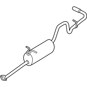 Ford 7L5Z-5230-F Muffler & Pipe