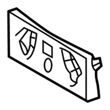 Lexus 52114-50390 Front Bumper Extension Mounting Bracket
