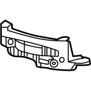 Lexus 52135-50060 Reinforcement, Front Energy ABSORBER Mounting