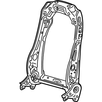GM 84107591 Seat Back Frame