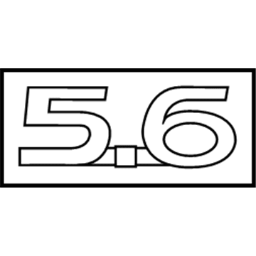 Infiniti 63890-3WG2A Front Fender Emblem, Right