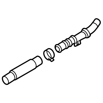 Nissan 21576-6GR0B HOSE-WATER COOLER,OUTLET