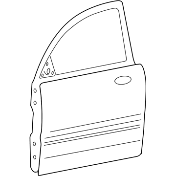 Hyundai 76003-3V000 Panel Assembly-Front Door, LH