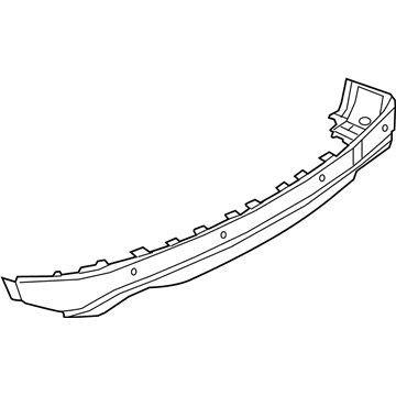Infiniti 850B2-5NA0J Rear Bumper Cover, Lower