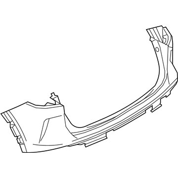 Infiniti 85022-5NA0J Rear Bumper Fascia Kit