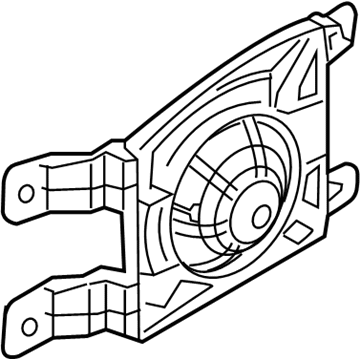 Hyundai 96360-2V010 Rear Door Speaker Assembly