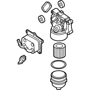 Hyundai 26300-2M805 COMPLETE ASSY-OIL FILTER