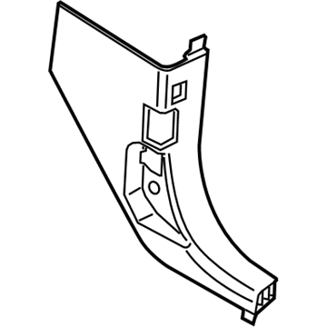 BMW 51-47-2-990-495 Lateral Trim Panel, Bottom Front Left