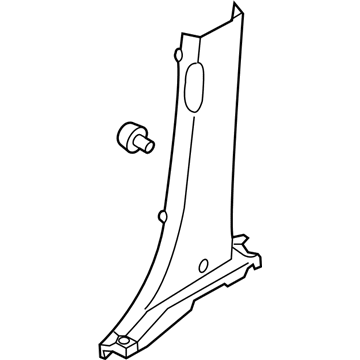 Kia 85835A9500BND Trim Assembly-Center Pillar