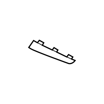 Hyundai 86597-J9NA0 PIECE-FR BUMPER, LH