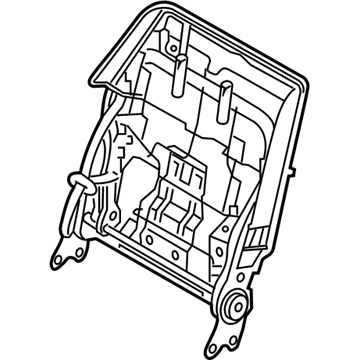 Kia 89410A9060DL1 Frame Assembly-3RD Seat Back
