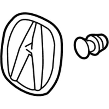 Acura 75701-TX4-A01 Emblem (A)