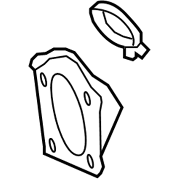 Lexus 45025-50080 Cover Sub-Assy, Steering Column Hole, NO.1