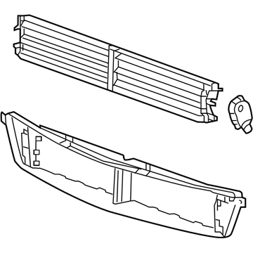 GM 26202080 Radiator Shutter Assembly