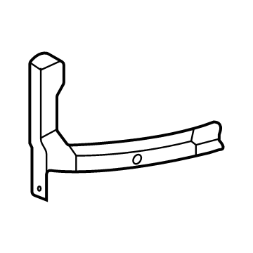 Nissan F2520-6SAMA Support-Radiator Core Side, RH