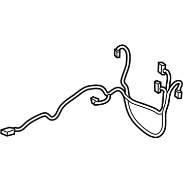 Lexus 82193-78040 Wire, Rear Seat, RH