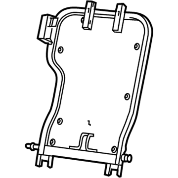 Mopar 68439299AA Frame-Rear Seat Back 40%