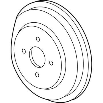 GM 25836302 Drum-Rear Brake