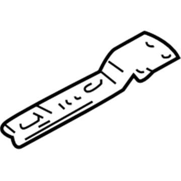GM 30022020 Reinf, Rear Seat Belt Side, RH (On Esn)