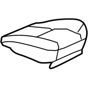 GM 25863508 Cover-Passenger Seat Cushion *Ebony