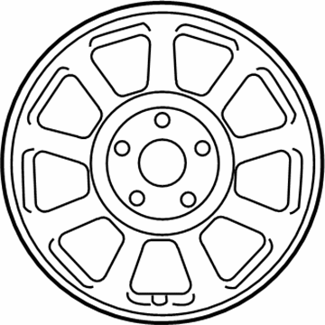 Hyundai 52910-3Q930 16 Inch Alloy Spare Wheel