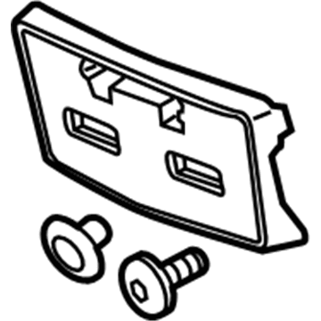GM 22763523 License Bracket