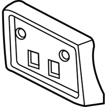Ford 6W7Z-17A385-AA License Bracket