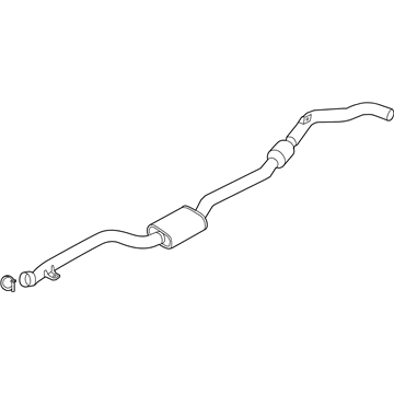 BMW 18-30-8-643-653 Front And Intermediate Silencers