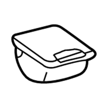 Lexus 74102-53010-C0 Box Sub-Assy, Front Ash Receptacle