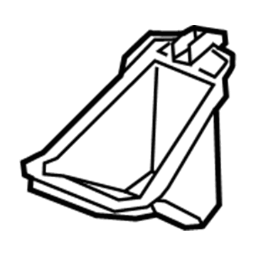 Honda 77301-TR0-A01ZB Pocket (Lower) *NH686L* (LH) (WARM GRAY)