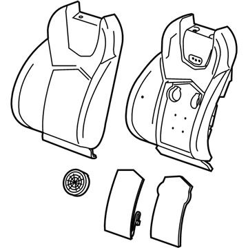 GM 22788001 Seat Back Cover
