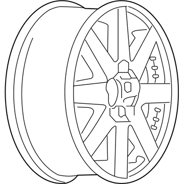 GM 9594938 Wheel Rim, 17X7
